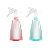 2 Pcs 500ml Plastic Water Spray Bottles Empty Travel Spray Bottles Plant Watering Bottles Large Cleaning Spray Bottles Refillable Spraying Bottles Fine Mist Sprayers