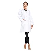 Natural Uniforms Unisex 40 inch Lab Coat Long Sleeve Professional Medical Coat