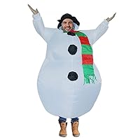 Christmas Snowman Inflatable Suit, Halloween Adult and Child Cosplay Cartoon Performance Costume