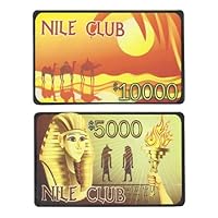 10 Nile Club Ceramic Poker Plaques - Choose Type