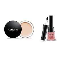 CAILYN Just Mineral Eye Polish Eye Shadow Nude Collection + Cailyn Eye Blam Primer (Sugar Pink-31)