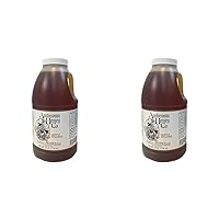 Ambrosia Gently Strained Honey, 48 oz. Bottle (Pack of 2) | Natural Liquid Sweetener, Sugar Alternative |100% Pure US Honey | BROWN, 3 Pound