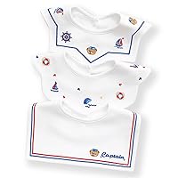 3 Pack 360° Rotate Pure Cotton Baby Bibs, Newborn Muslin Bibs For Teething And Drooling,Unisex Baby Bibs For Toddler, Adjustable With Snaps, Super Soft & Absorbent Baby Bibs For Boys And Girls.