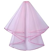 Wedding Bridal Veils, Women Simple Tulle Cathedral Veils for Bachelorette Party and Wedding Hen Party W-V-1