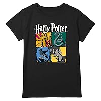 Warner Brothers Plus Size' Harry Potter and The Deathly Hallows All Houses Girls Short Sleeve Tee Shirt