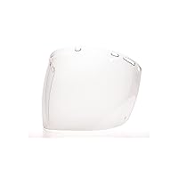 Pyramex Safety Full Face Shield Eye & Face Protection (Headgear Not Included), Clear Tapered Polycarbonate - ANSI Z87+