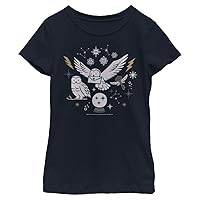 Harry Potter Girl's Wintery Owls T-Shirt