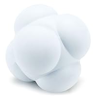 Hi-Bounce Reaction Ball Agility Trainer by Crown Sporting Goods (White), 2.75