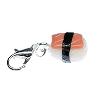 Sushi Charm Pendant Bracelet Fish Japan Seafood Nigiri Light Brown