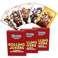 Jokers and Marbles Card Game Cards Only - Best Cards for Wooden Marble Game for Adults and Family - Retro Board Games with a New Twist - 2 to 8 Players - 60 Mins