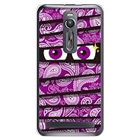 YESNO MASZF2-PCCL-201-N205 Mummy-kun Paisley Purple (Clear) / for ZenFone 2 ZE551ML/MVNO Smartphone (SIM Free Device)