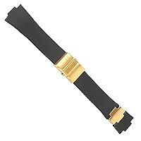 Waterproof Rubber Watch Band For Ulysse-Nardin MARINE Watchstrap Man Sport Watchband Bracelet