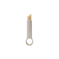 Chef'n ShroomBroom Mushroom Cleaning Brush and Corer, 5.38 inches, Taupe