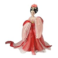 Chinese Hanfu Ball Joints Doll Song Dynasty Dress Up Toys Handmade Ancient Costume Doll Girls Gift, 12 inch