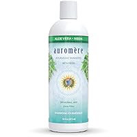 Ayurvedic Shampoo, Aloe Vera Neem - Vegan, Cruelty Free, Non-GMO, Natural, Gluten Free, Sulfate Free, Paraben Free for Dry to Normal Hair (16 fl oz), 1 Pack