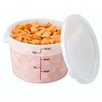Cambro RFS12148 White Poly Round 12 Qt Container
