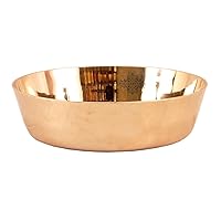 Indian Art Villa bronze bowl with round shape, Serveware & Tableware, For Home, Restaurant & Hotel Volume- 17 Oz