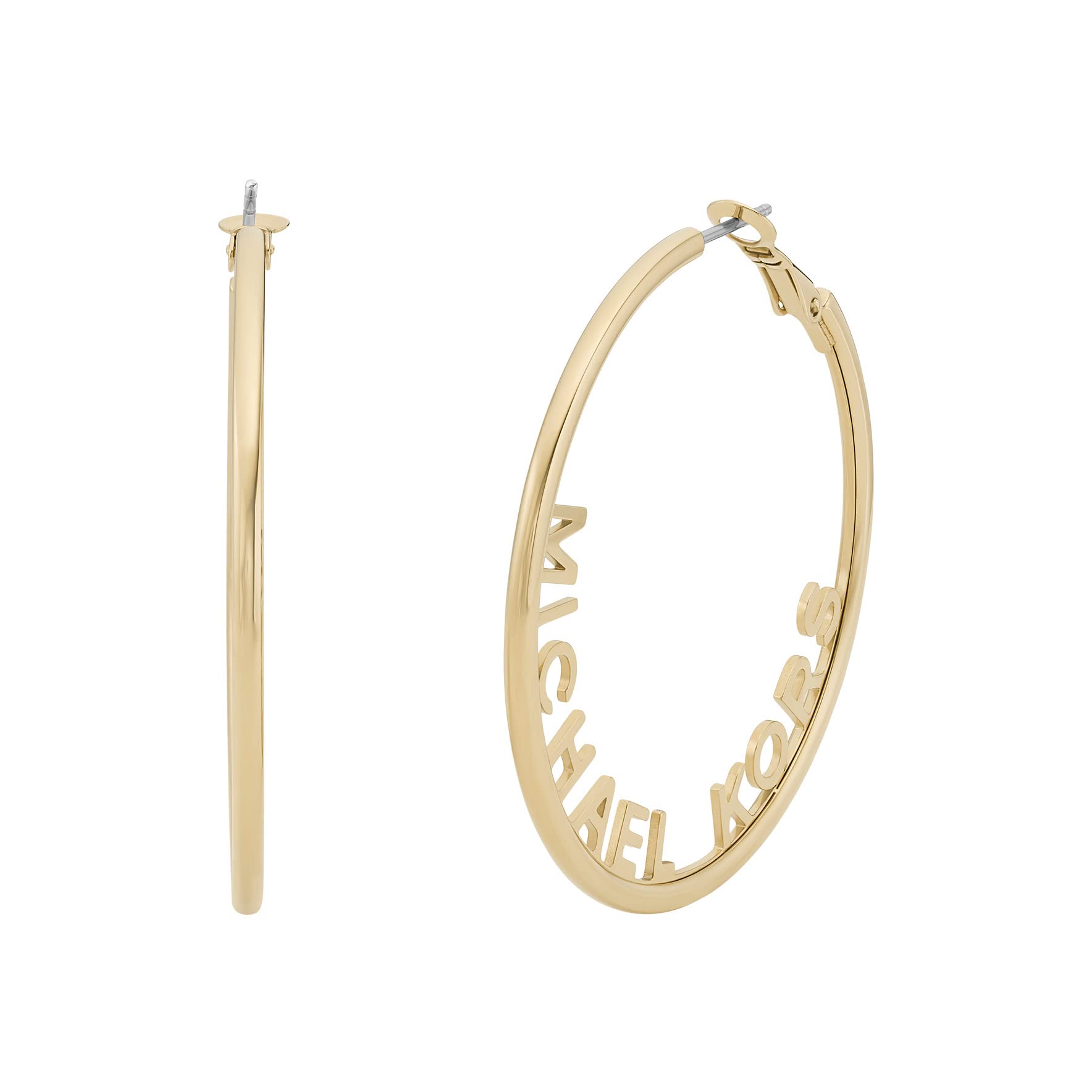 Ladies Michael Kors Jewellery PVD Silver Plated Logo Stud Earring  MKJ4669040  WatchShopcom