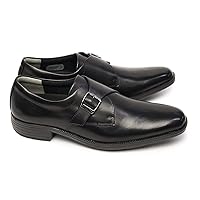 MoonStar SPH4602 Men's Business Shoes, Genuine Leather, Monk Strap