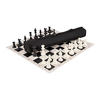 The World's Greatest Chess Set® - Silicone - Black (Quadruple Weighted)