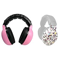 Baby & Toddler Earmuffs PLUS 1 Extra Set of Princess Shells – Innovative Design – Change Colors with Magnetic Shells – Hearing Protection Headphones 0-4 yrs