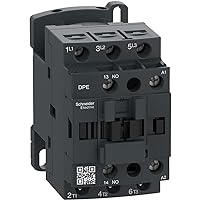 Telemecanique Sensors DPE12G7 Easy TeSys IEC Contactor, 5HP, 480V, 120VAC Coil | HVAC and AC Contactor, Compressors, Printing Press & More with DIN-Rail Mount/Screw Fixing, 1/3HP 115V-1Ph,1HP 230V-1Ph