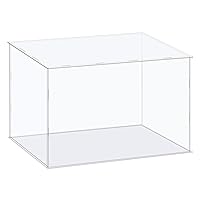 MECCANIXITY Acrylic Display Case Box Clear Dustproof Protection Showcase 16.1x10x10 Inch for Collectibles Display