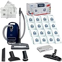 Complete C3 Marin Canister HEPA Canister Vacuum Cleaner with SEB236 Powerhead Bundle - Includes Performance Pack 16 Type GN AirClean Genuine FilterBags + Genuine AH50 HEPA Filter