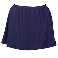Women's Plus Size Swim Skirt with Built in Panty
