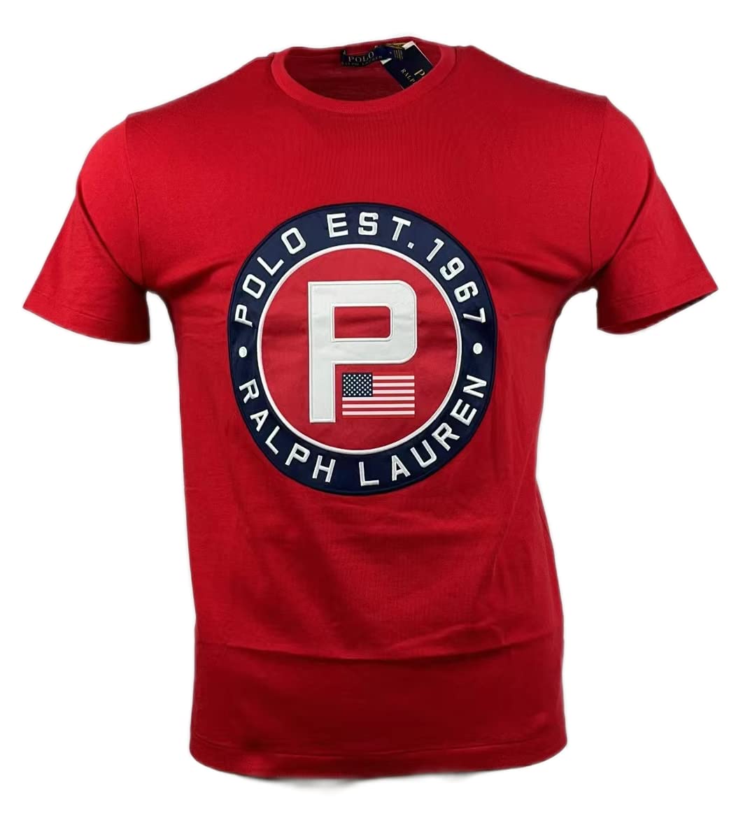 Mua Polo Ralph Lauren Men's “P” Patch US Flag Cookie Crest Logo T-Shirt  trên Amazon Mỹ chính hãng 2023 | Fado