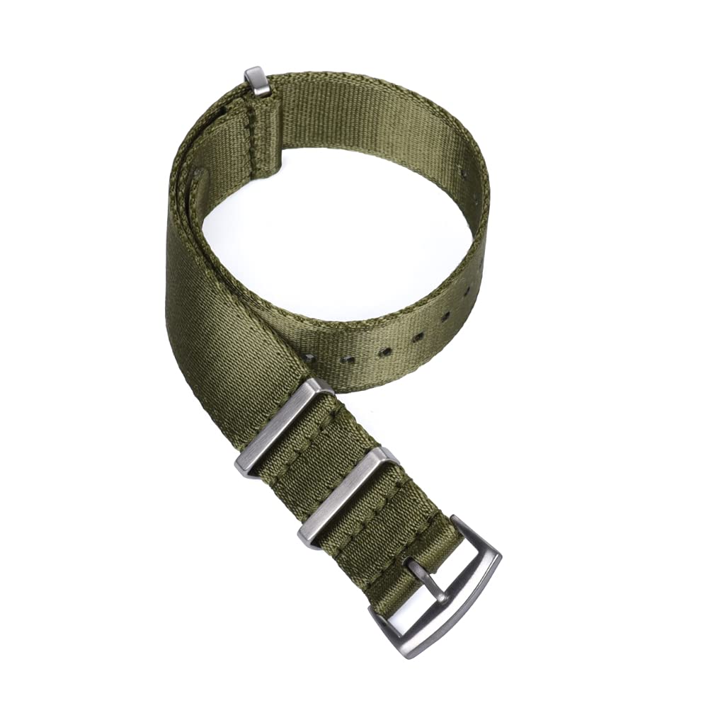 JWNSPA Military Watch Strap Seat Belt Nylon Watch Bands 20mm or 22mm