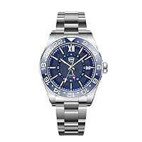 LOBINNI Men Luxury Watch 40mm GMT Automatic Mechanical Wristwatch Diver 10ATM C3 Luminous Sapphire Ceramic Bezel NH34