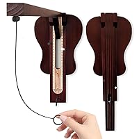 SWOOC Games - Hook and Ring Game - Guitar Game Room Wall Decor - Stylish Folding Design - Weather Resistant - Easy Adjust String - Ring Toss Game for Adults - Wall Games - Ring Hook Game - Bar Games