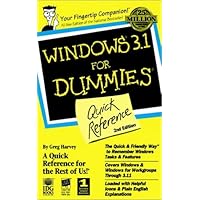 Windows 3.1 For Dummies: Quick Reference Windows 3.1 For Dummies: Quick Reference Paperback