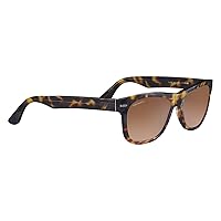 Serengeti Men's FOYT Large Polarized Square Sunglasses, Shiny Tortoise Havana