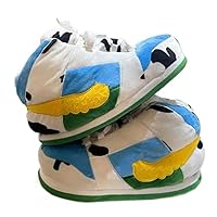 Sneaker Slippers Non Slip Sole Indoor House Plush Slippers Unisex Indoor Floor Cotton Shoes