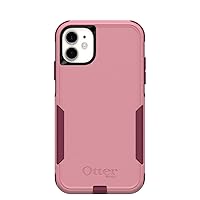 OtterBox iPhone 11 Commuter Series Case - CUPIDS WAY (ROSEMARINE PINK/RED PLUM), Slim & Tough, Pocket-Friendly, with Port Protection