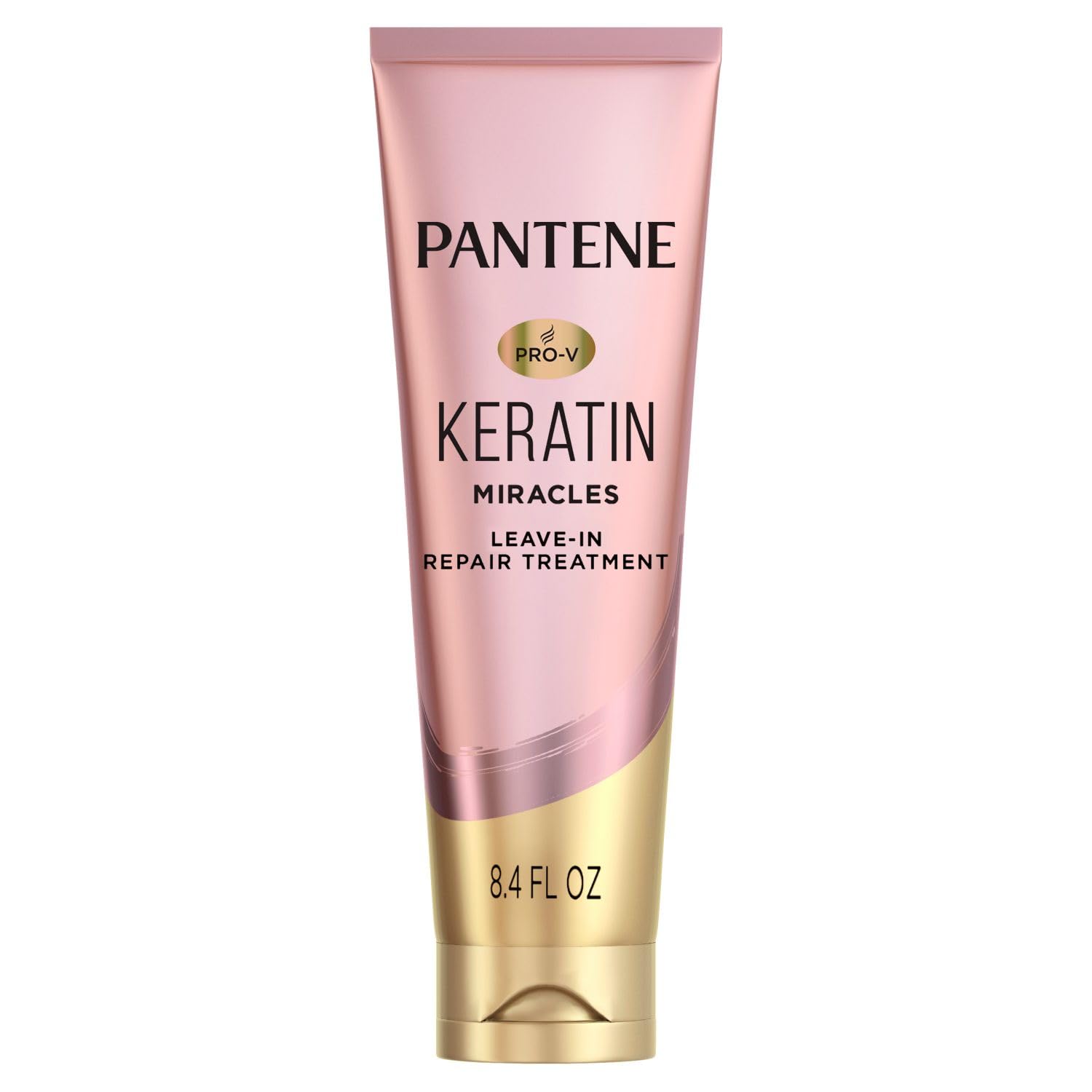 Pantene Keratin Hair Treatment, Protein Treatment, with Argan Oil, Repairs Split Ends, Protects Hair from Damage, for Dry Damaged Hair, Safe for Color Treated Hair, Formaldehyde Free, 8.4oz