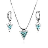 Montana Silversmiths Pointed Path Turquoise Jewelry Set - JS5777