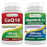 COQ10 100 mg & Vitamin B12 6000 mcg