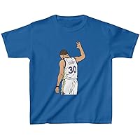 Youth T-Shirt Steph Curry 3 Point Celebration Golden State Tee Kids Sizes