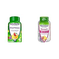 Vitafusion Magnesium Gummy Supplement 60ct and Women's 50+ Multivitamin 60 Count