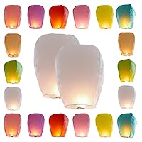 20 PCS Color Paper Lanterns, You can use These Lanterns to Easily Create a Chinese or Japanese Style Festive Atmosphere, Lanterns for Birthday Party Wedding Decoration and Outdoor Events.