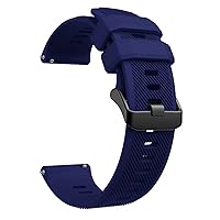 Wrist Straps for Polar Vantage M/M2 Smart Watch Band for Polar Grit X Pro Watchband Silicone 18 20 22mm Bracelet (Color : Black Yellow, Size : 18mm)