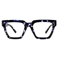 Yogo Vision Blue Light Blocking Oversized Frames Computer Glasses Anti Glare Reduce Eyestrain Eyeglasses for Women
