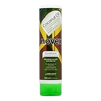 Embelleze Novex Coconut Oil Conditioner (10oz) Is a Daily Smoothing, Moisturizing & Frizz Fighting Conditioner Using Nourishing Vitamin E and Natural Olive Oil to add Shine and Protect All Hair Types