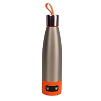 Diydeg Portable Water Warmer, 350ml Portable Bottle Warmer for Babies, Milk Warmer for Breastmilk or Formula, Stainless Steel Water Warmer for Travel and Home, 15000mAh Battery Power