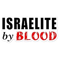 Hebrew Israelite by Blood DNA Tribe Judah Torah Bubble-Free Sticker Gift