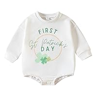 Baby Infant Boys Girls Baby Clothes Long Sleeve Letter Printed Pullover Romper Newborn Sweatshirt Ballet Clothes