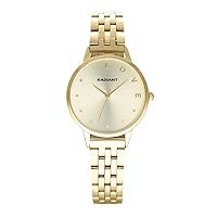 Radiant sri Lanka Womens Analog Quartz Watch with Stainless Steel Bracelet RA609202PT